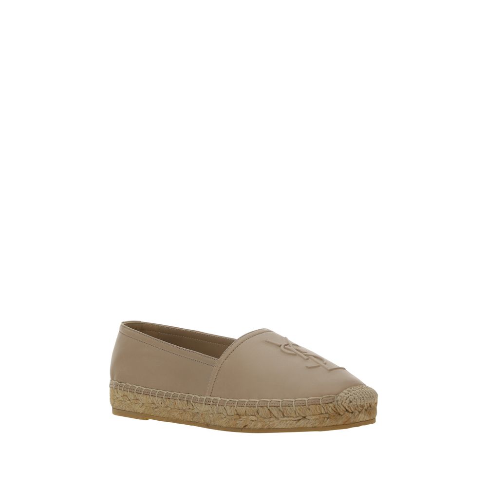 Saint Laurent Brown Lamb Ovis Aries Aries Espadrilles - Luxe Nova
