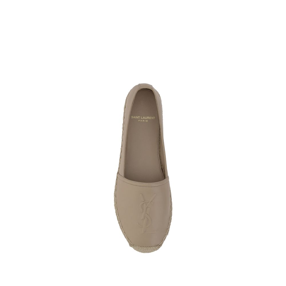 Saint Laurent Brown Lamb Ovis Aries Aries Espadrilles - Luxe Nova