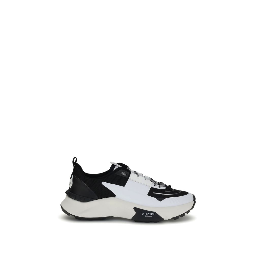 Valentino Garavani Multicolor Calf Leather Bos Taurus Athletic Sneakers - Luxe Nova