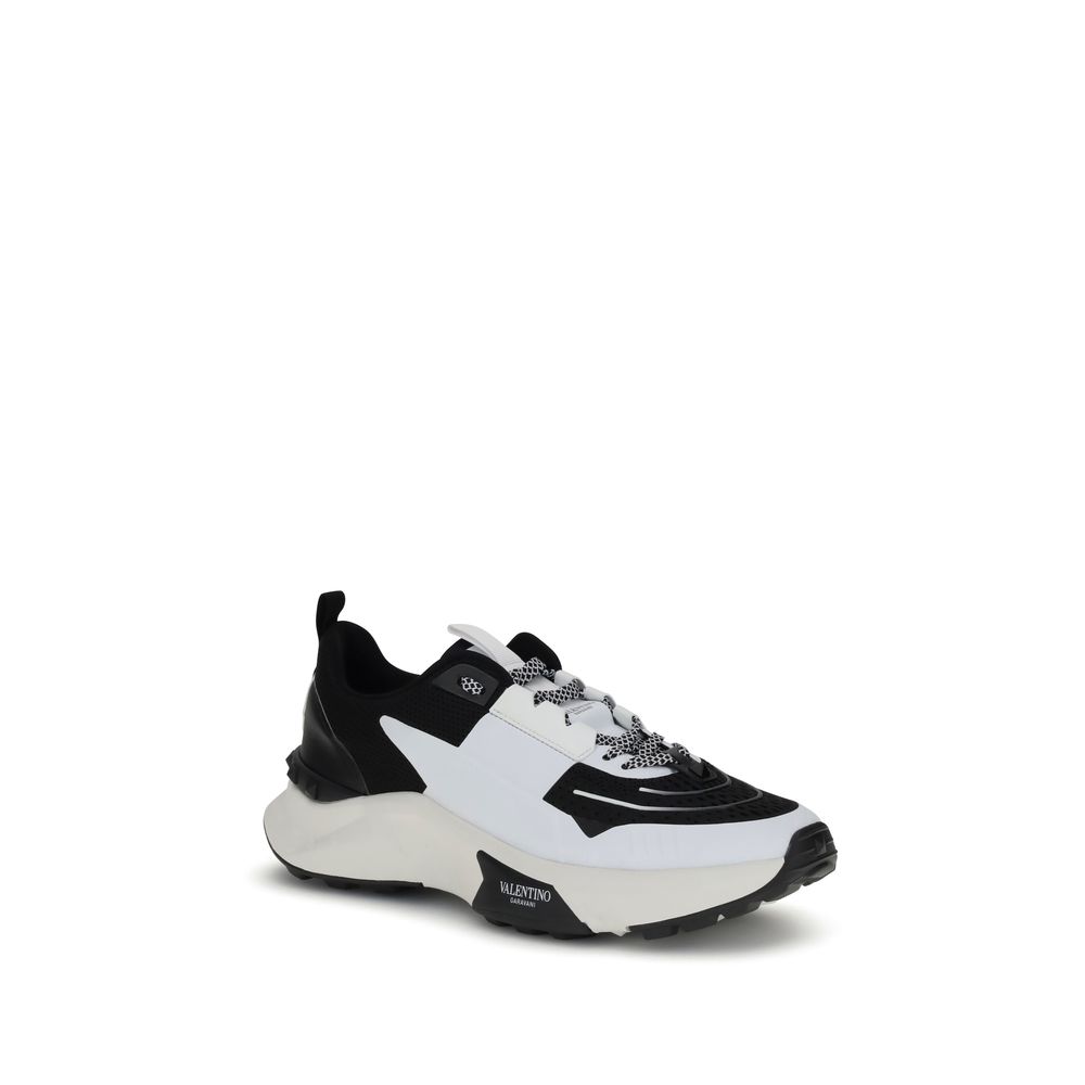 Valentino Garavani Multicolor Calf Leather Bos Taurus Athletic Sneakers - Luxe Nova
