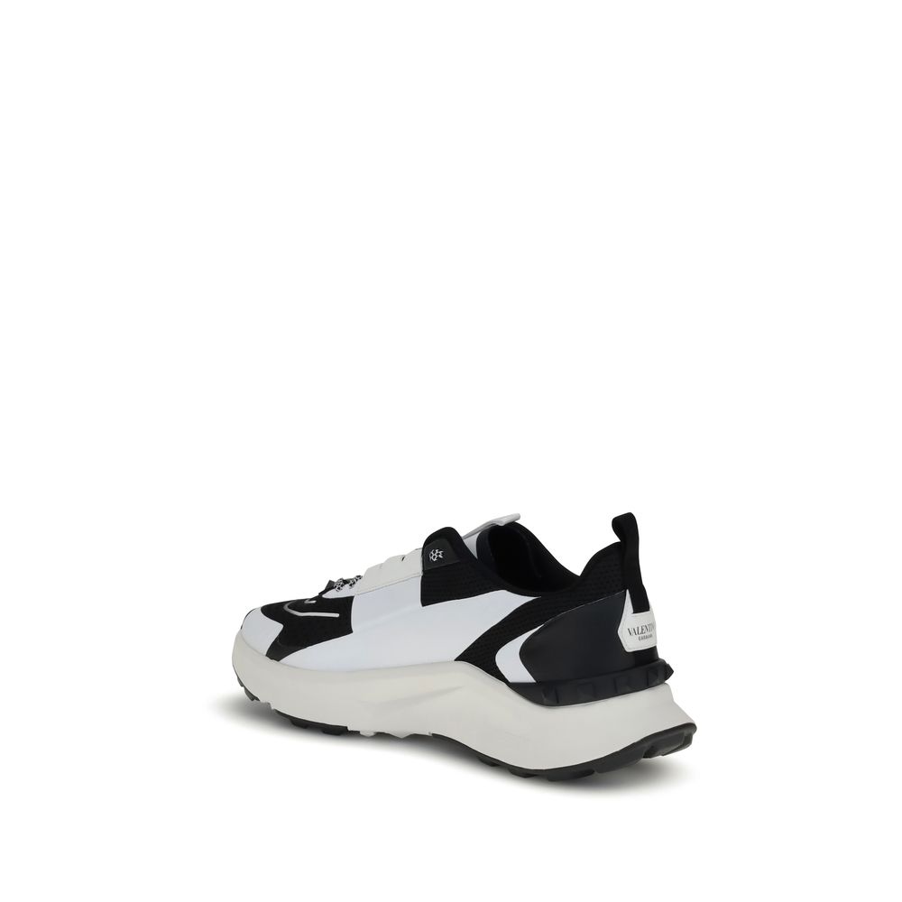 Valentino Garavani Multicolor Calf Leather Bos Taurus Athletic Sneakers - Luxe Nova