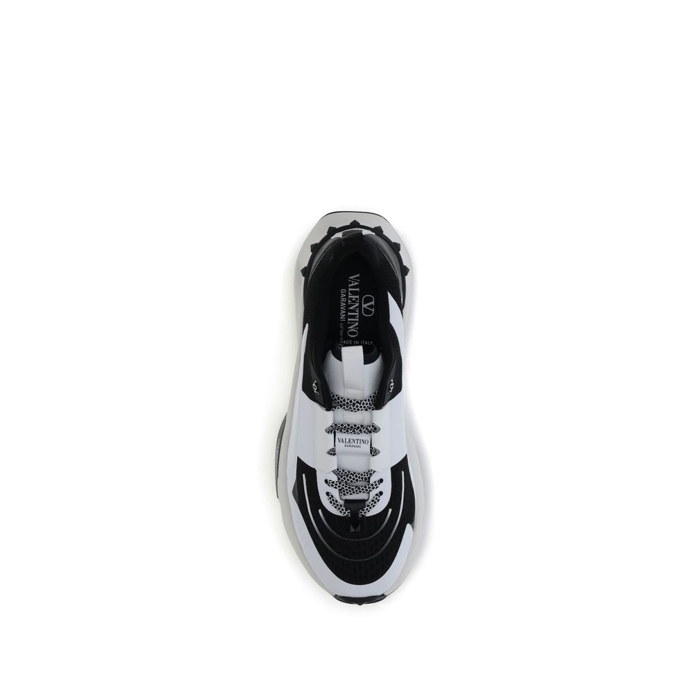 Valentino Garavani Multicolor Calf Leather Bos Taurus Athletic Sneakers - Luxe Nova