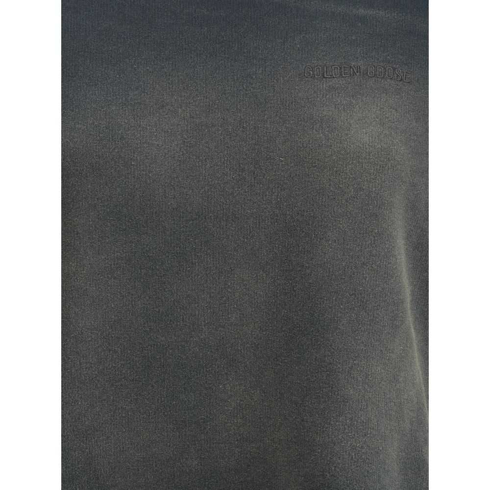 Golden Goose Black Cotton Sweatshirt - Luxe Nova