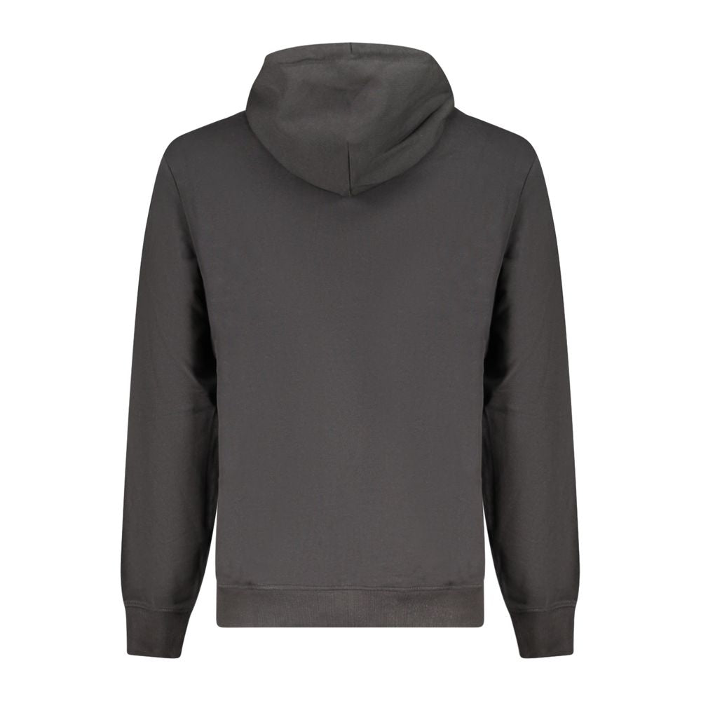 Tommy Hilfiger Black Cotton Men's Hoodie - Luxe Nova