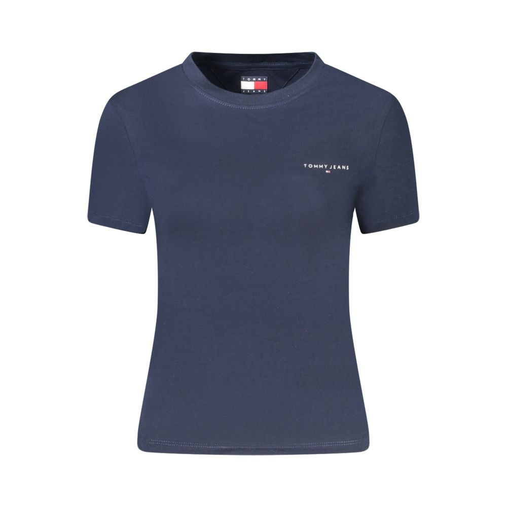 Tommy Hilfiger Blue Cotton Women's T-Shirt - Luxe Nova