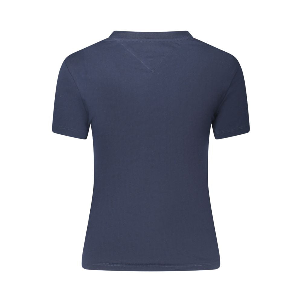 Tommy Hilfiger Blue Cotton Women's T-Shirt - Luxe Nova