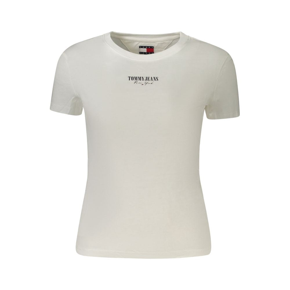 Tommy Hilfiger White Cotton Women T-Shirt - Luxe Nova