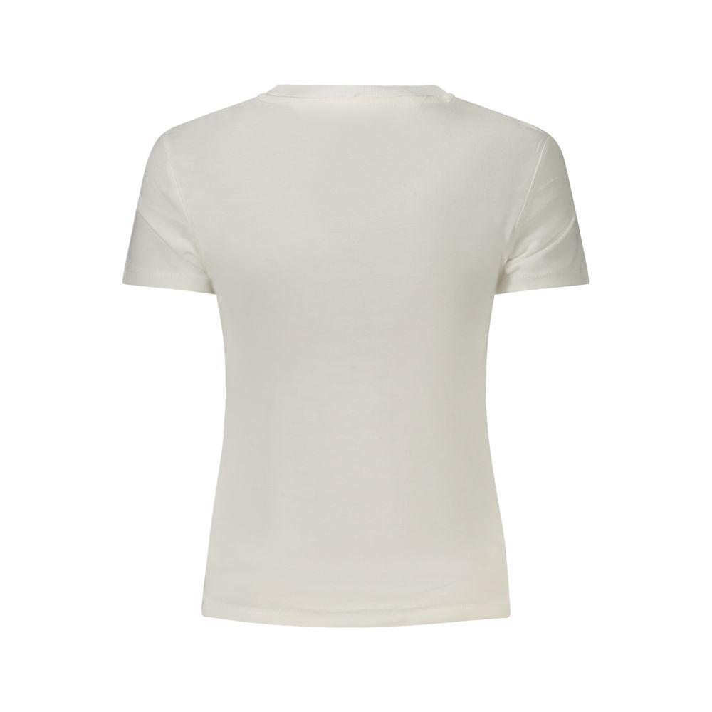 Tommy Hilfiger White Cotton Women T-Shirt - Luxe Nova