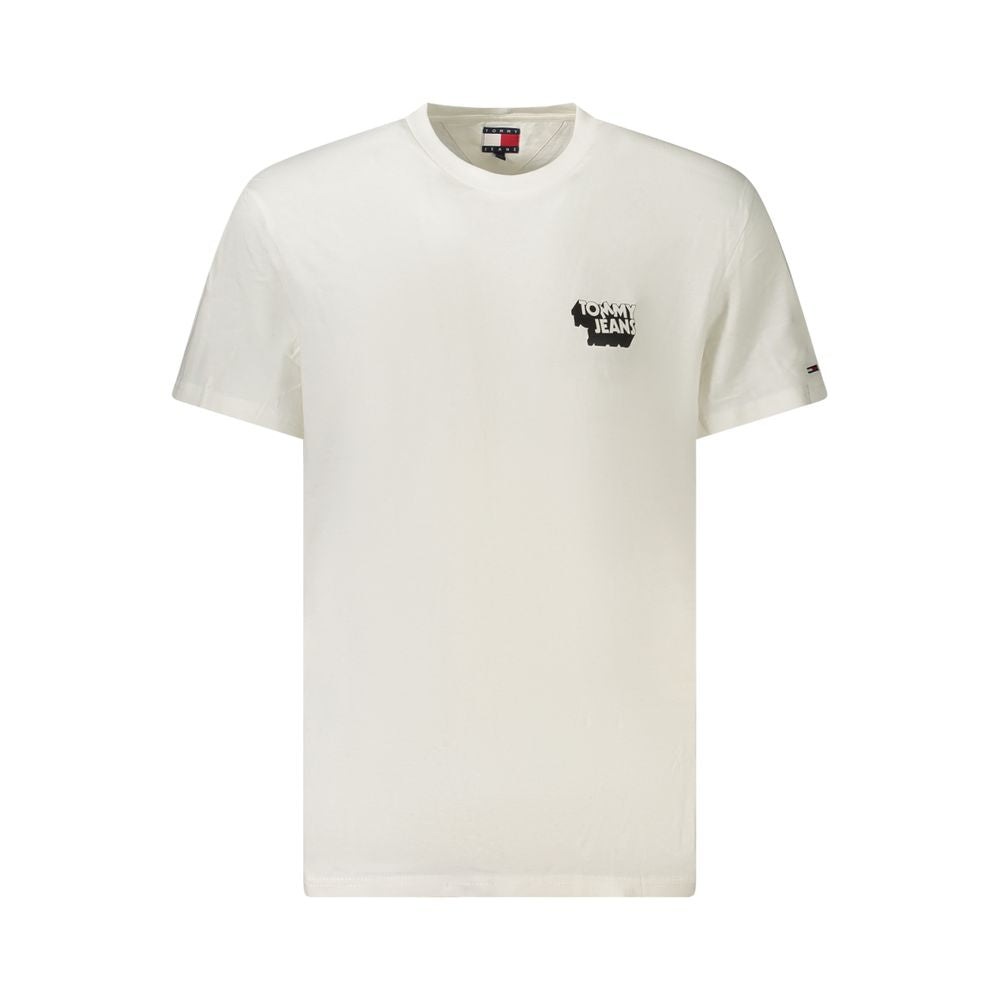 Tommy Hilfiger Bianco Cotton Men T-Shirt - Luxe Nova