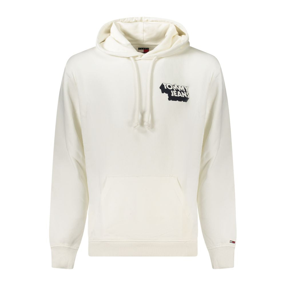 Tommy Hilfiger White Cotton Men's Sweatshirt - Luxe Nova