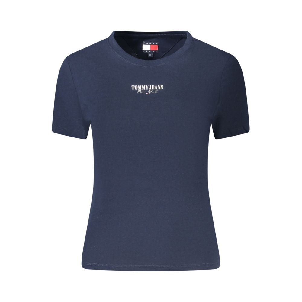 Tommy Hilfiger Blue Cotton Women's T-Shirt - Luxe Nova