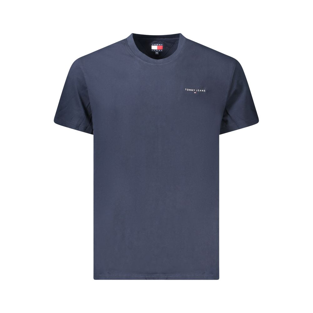Tommy Hilfiger Blue Cotton Men's T-Shirt - Luxe Nova