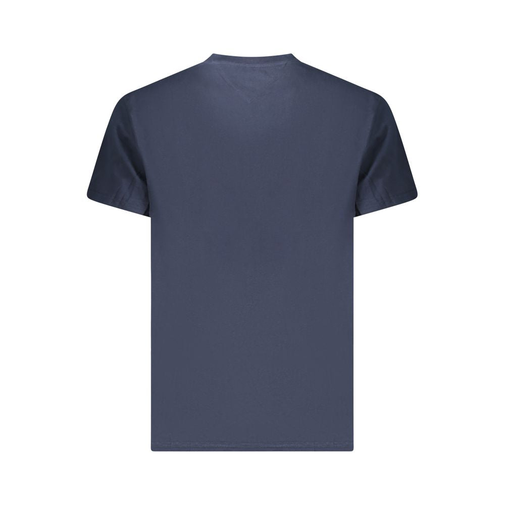 Tommy Hilfiger Blue Cotton Men's T-Shirt - Luxe Nova