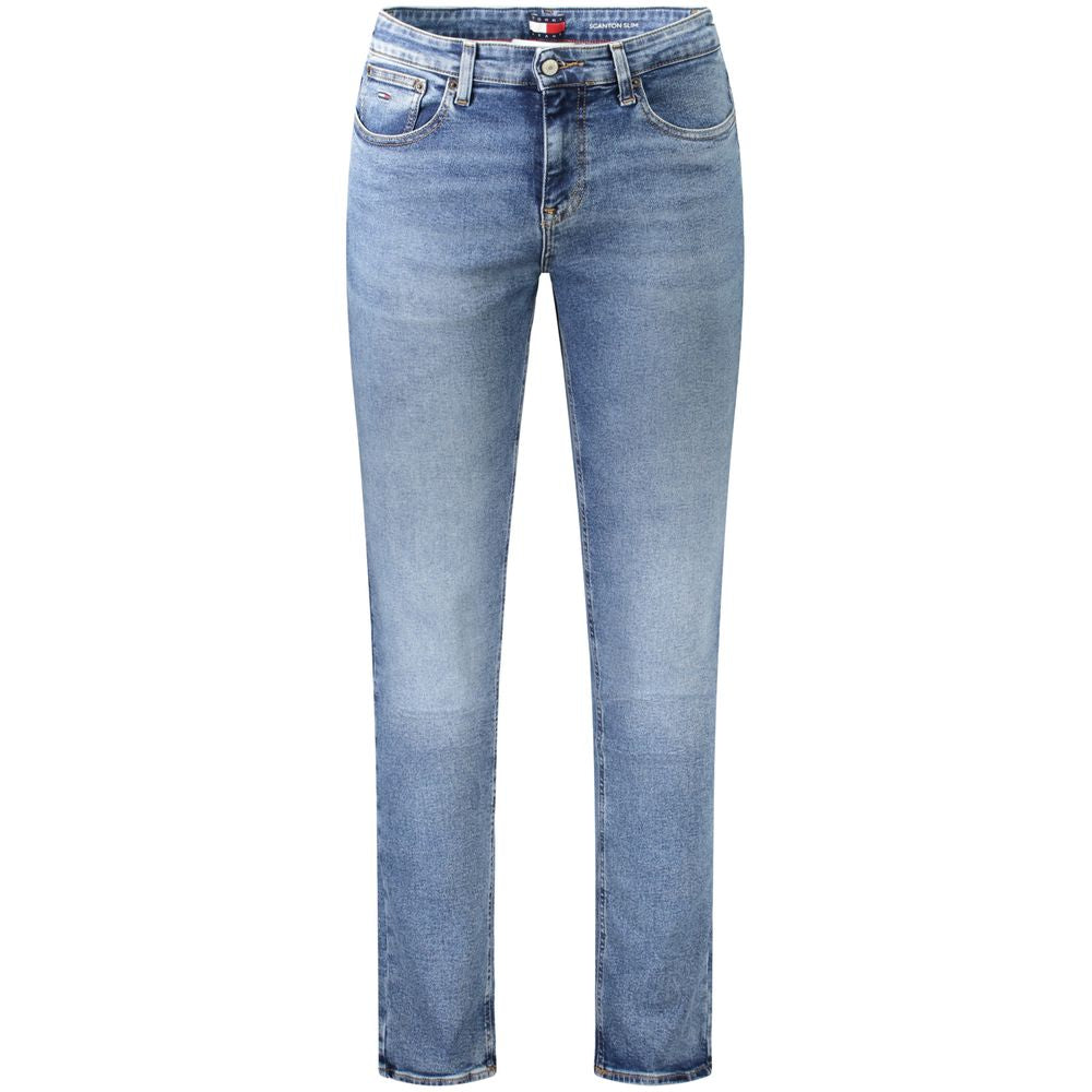 Tommy Hilfiger Blu Cotton Men Jeans - Luxe Nova