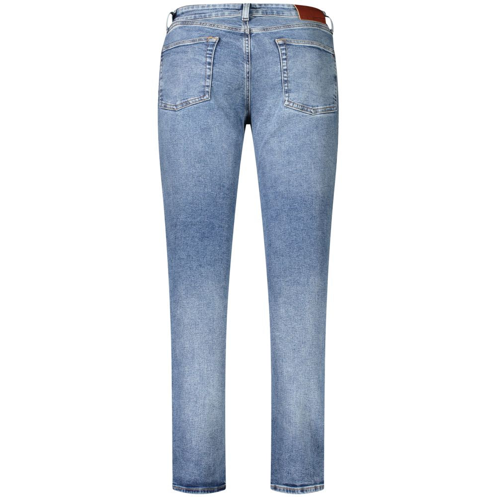 Tommy Hilfiger Blu Cotton Men Jeans - Luxe Nova