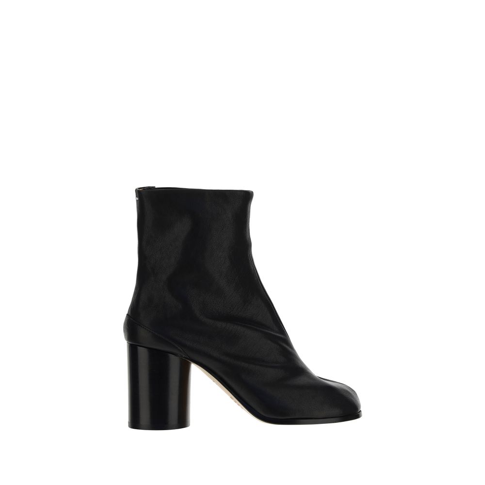 Margiela Black Lamb Ovis Aries Aries Ankle Boots - Luxe Nova