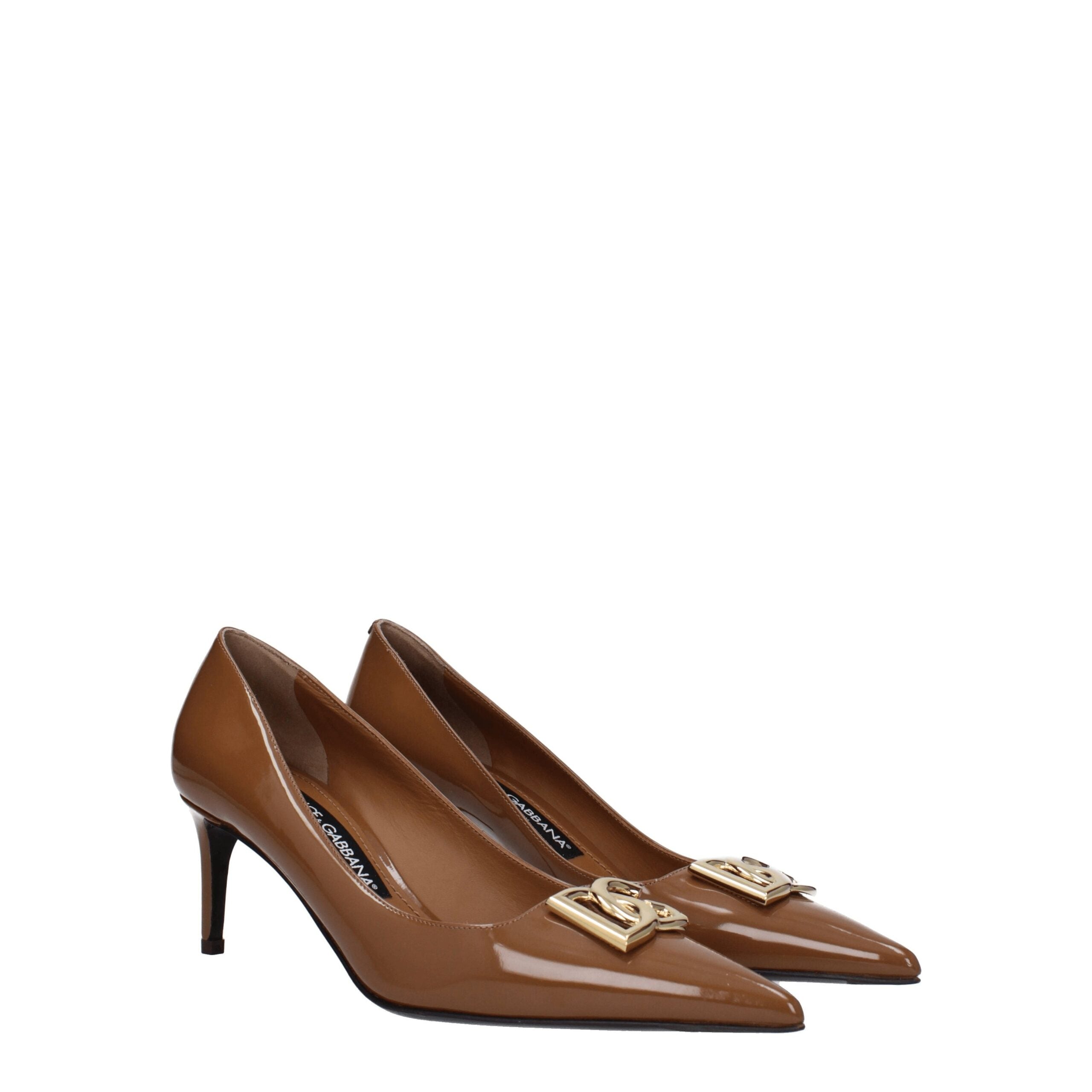 Dolce & Gabbana Brown Leather Pumps - Luxe Nova