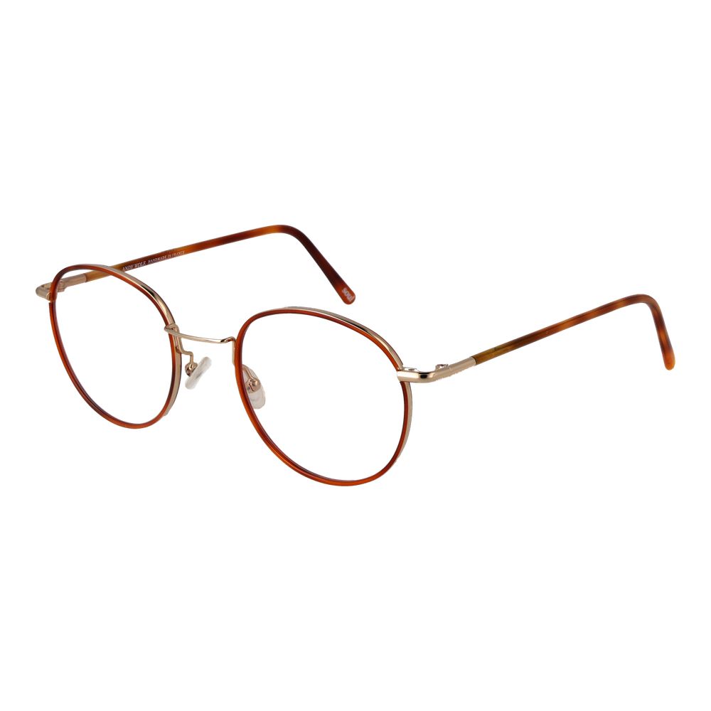 Andy Wolf Orange Metal Glasses (Frames) - Luxe Nova