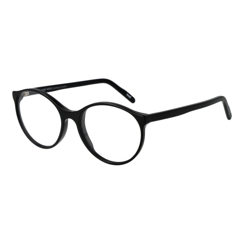 Andy Wolf Black Acetate Glasses (Frames) - Luxe Nova