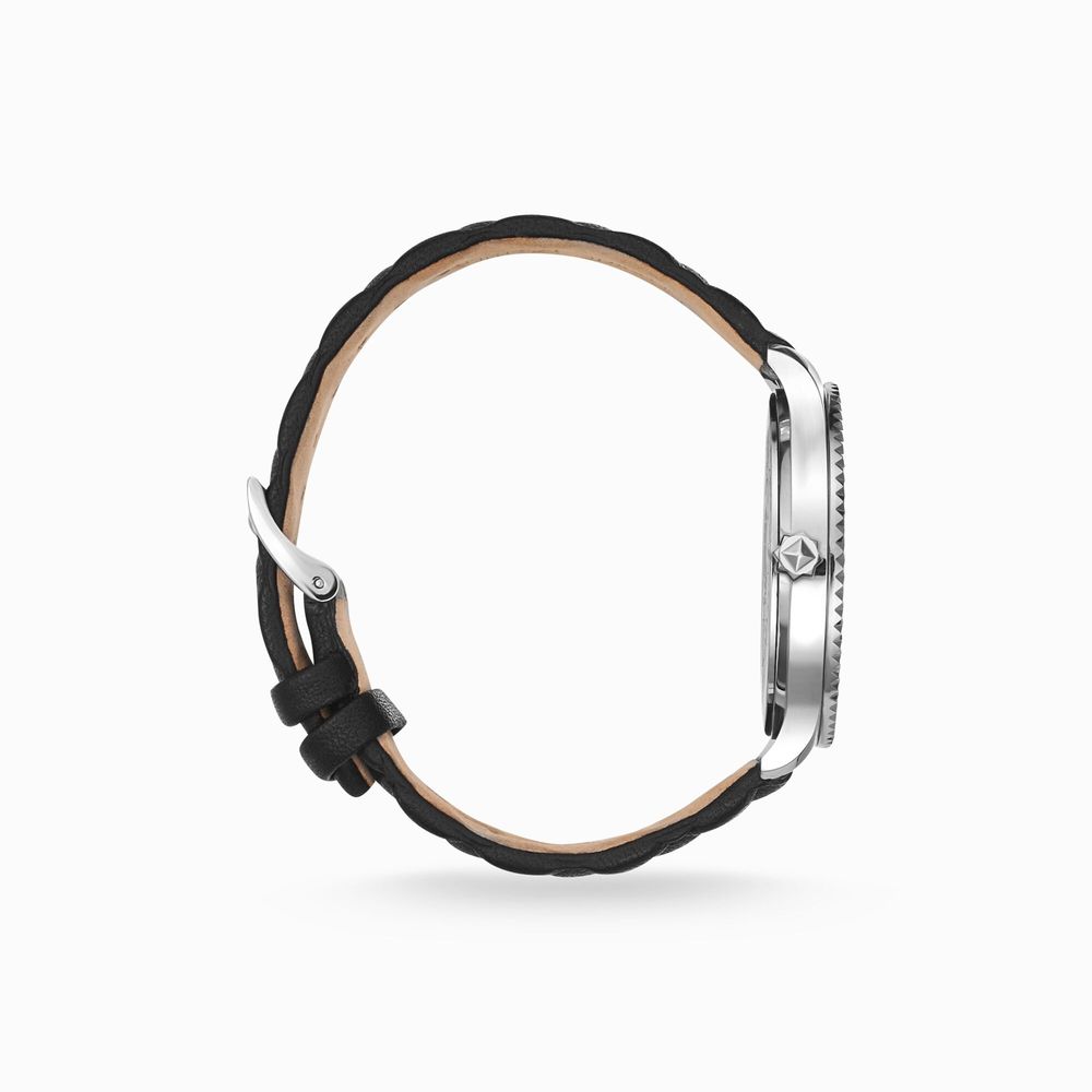 Thomas Sabo Black Leather Dress Watch - Luxe Nova