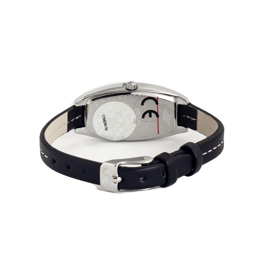 Time Force Black Leather Dress Watch - Luxe Nova