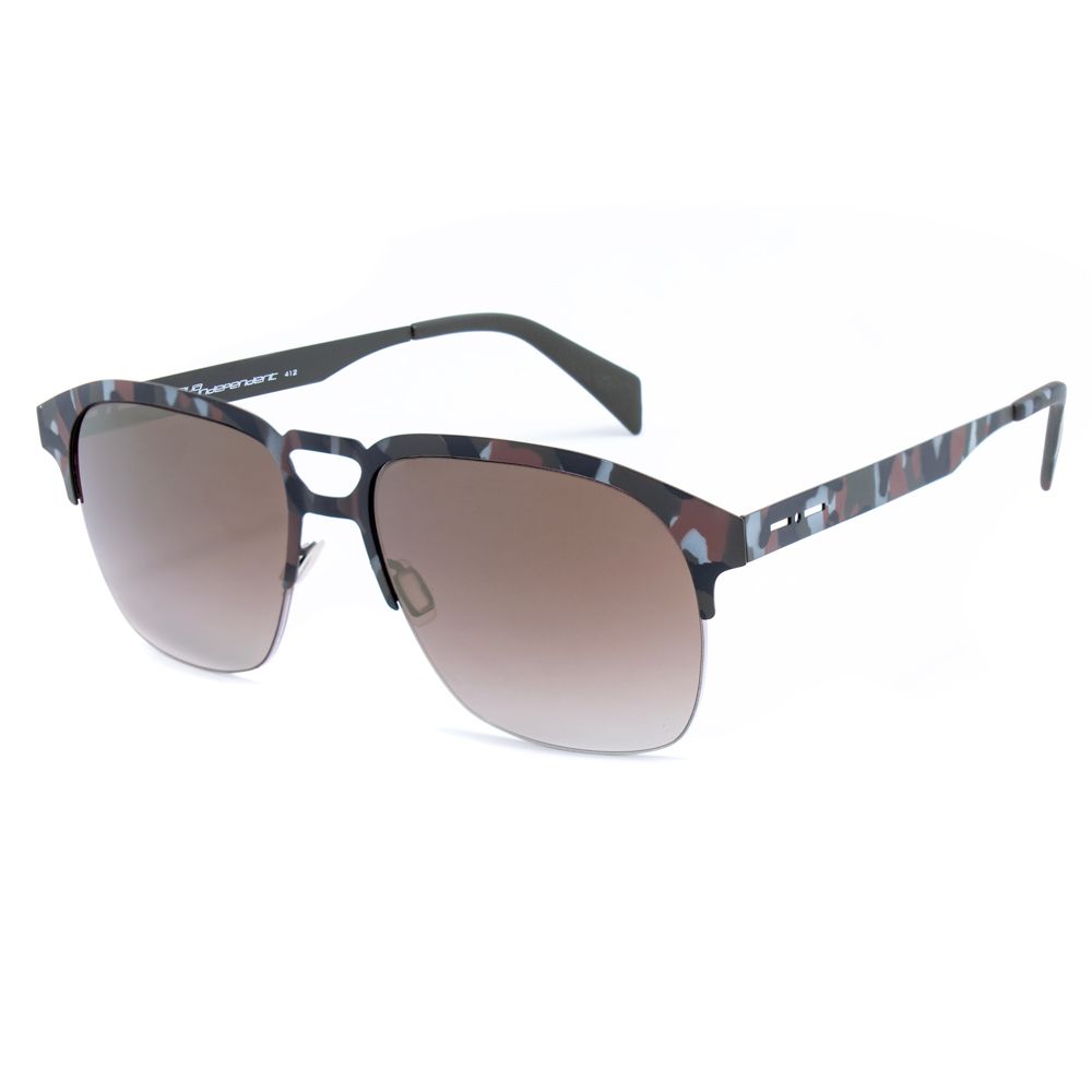 Italia Independent Gray Metal Sunglasses - Luxe Nova