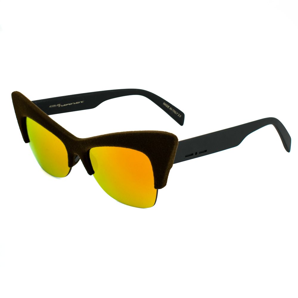 Italia Independent Brown Acetate Sunglasses