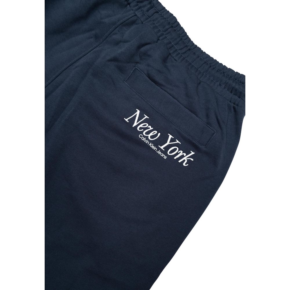 Calvin Klein Jeans Blue Organic Cotton Joggers (Workout Pants) - Luxe Nova