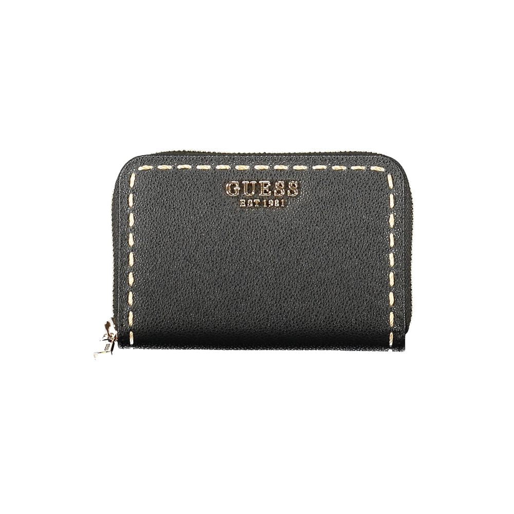 Guess Jeans Nero Poliuretano Women Wallet - Luxe Nova