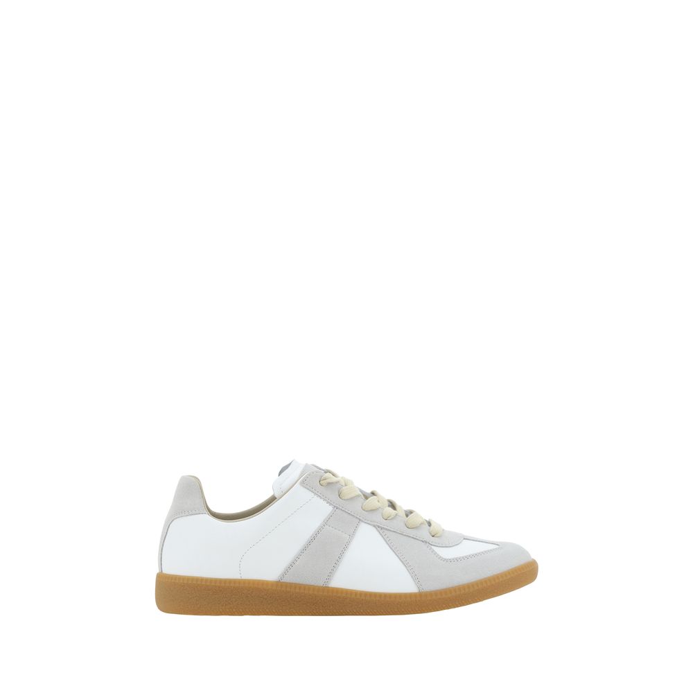 Margiela White Rubber Low Top Sneakers - Luxe Nova