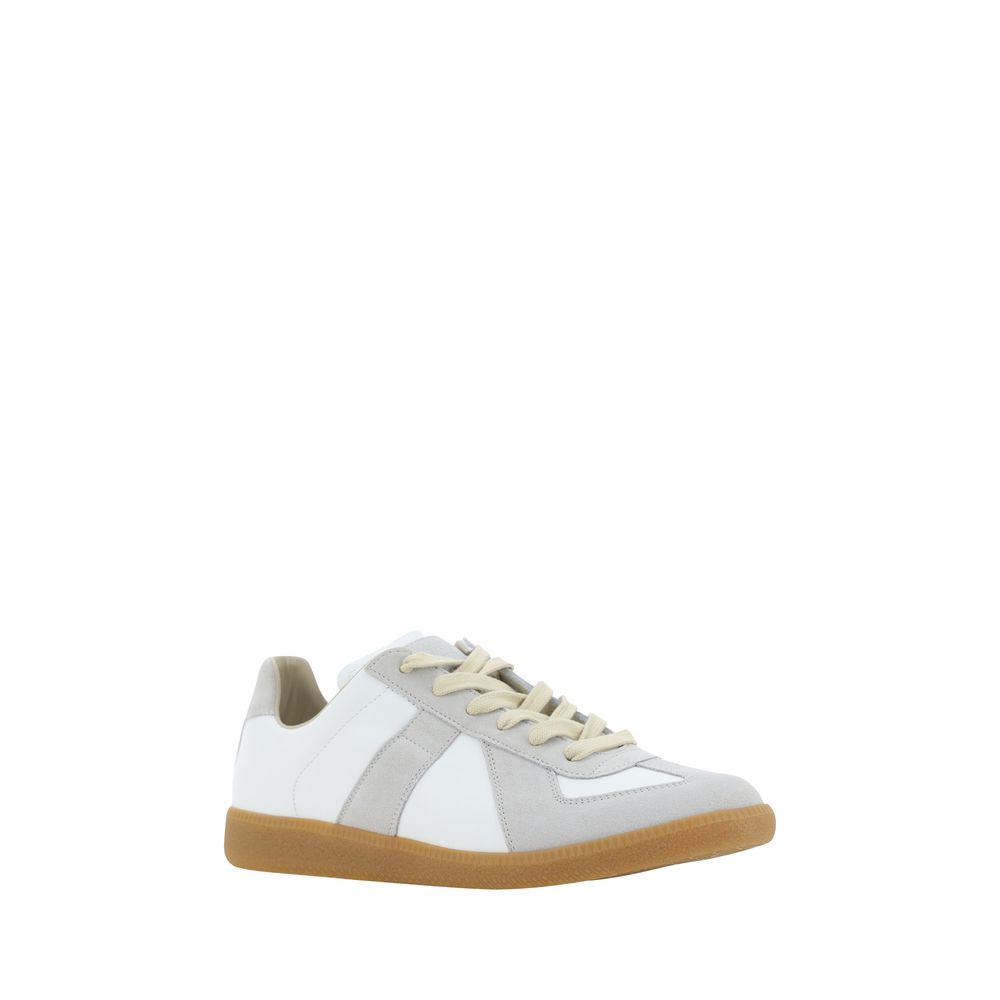Margiela White Rubber Low Top Sneakers - Luxe Nova