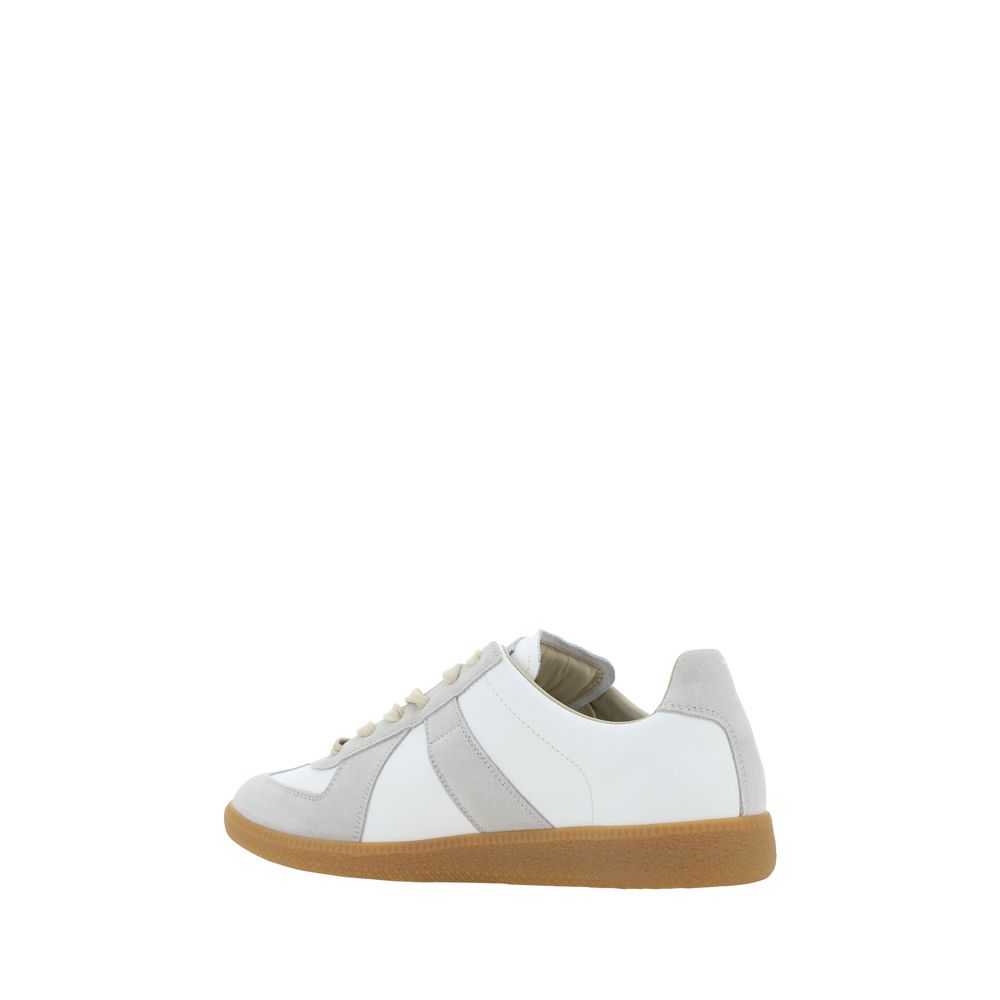 Margiela White Rubber Low Top Sneakers - Luxe Nova