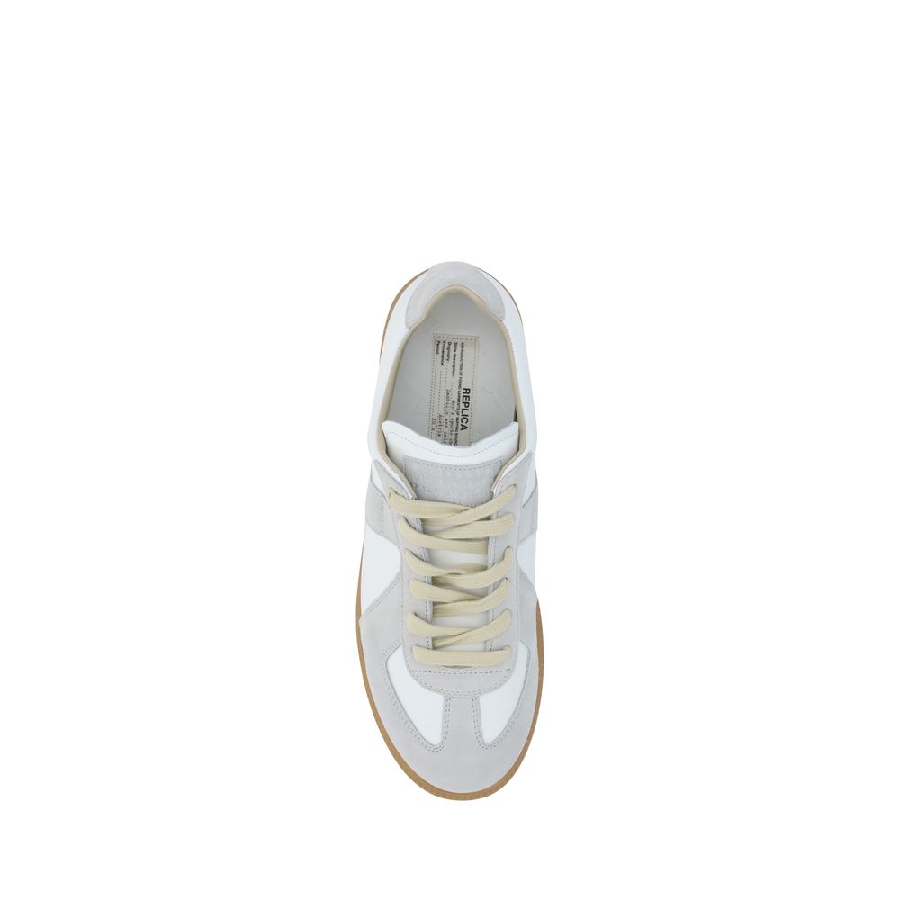 Margiela White Rubber Low Top Sneakers - Luxe Nova