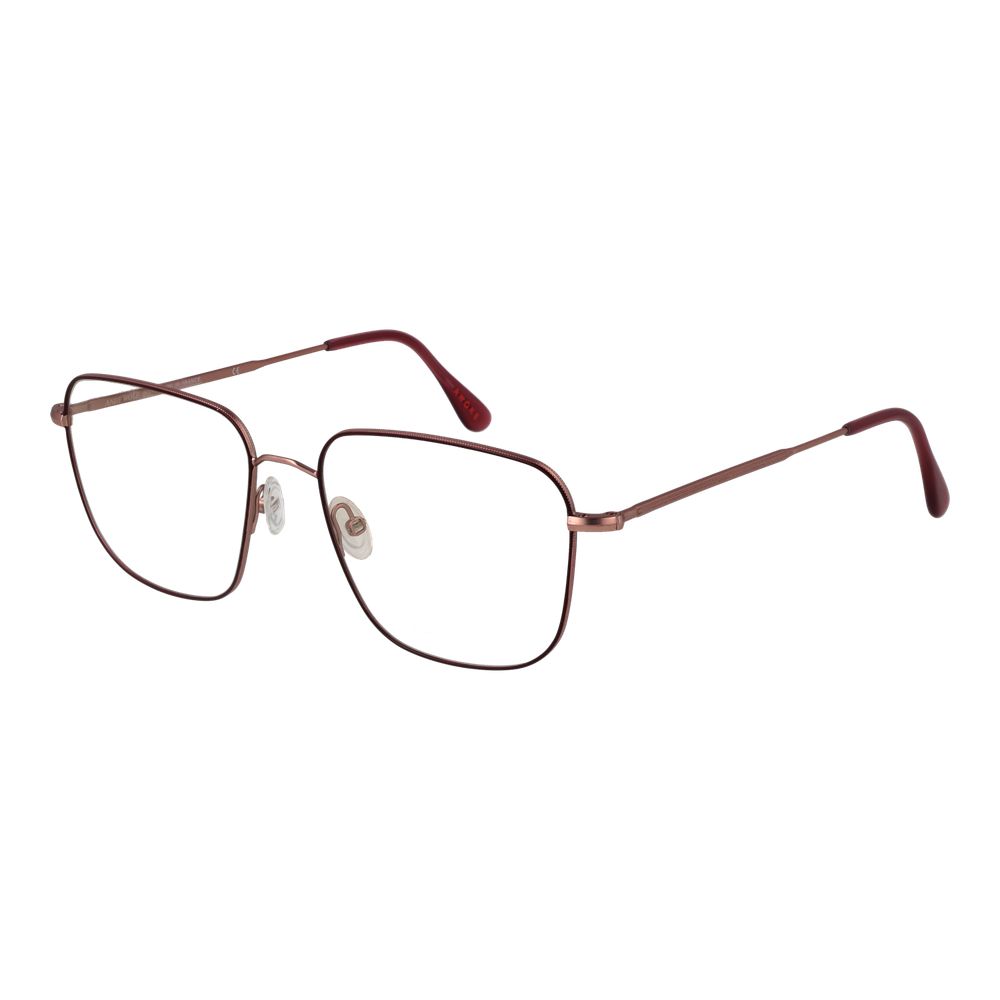 Andy Wolf Burgundy Metal Glasses (Frames) - Luxe Nova