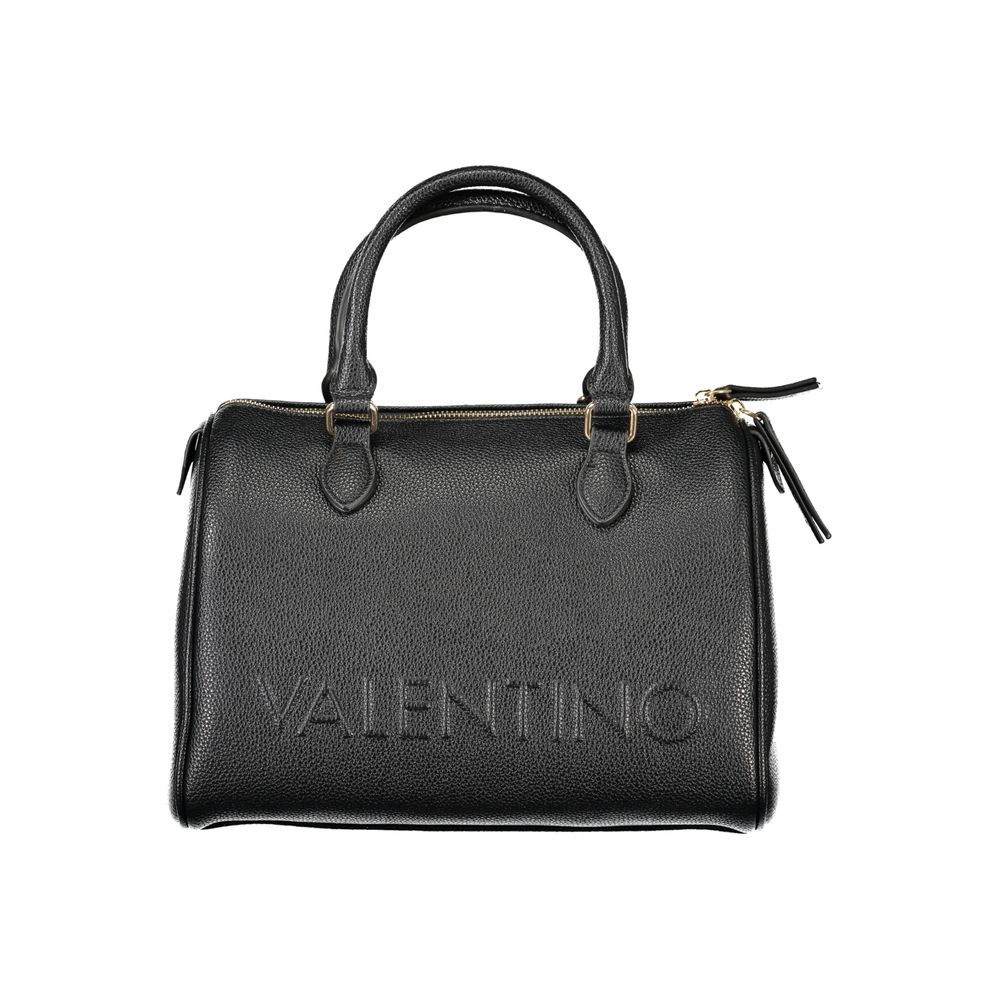 Mario Valentino Black Polyurethane Women Handbag - Luxe Nova
