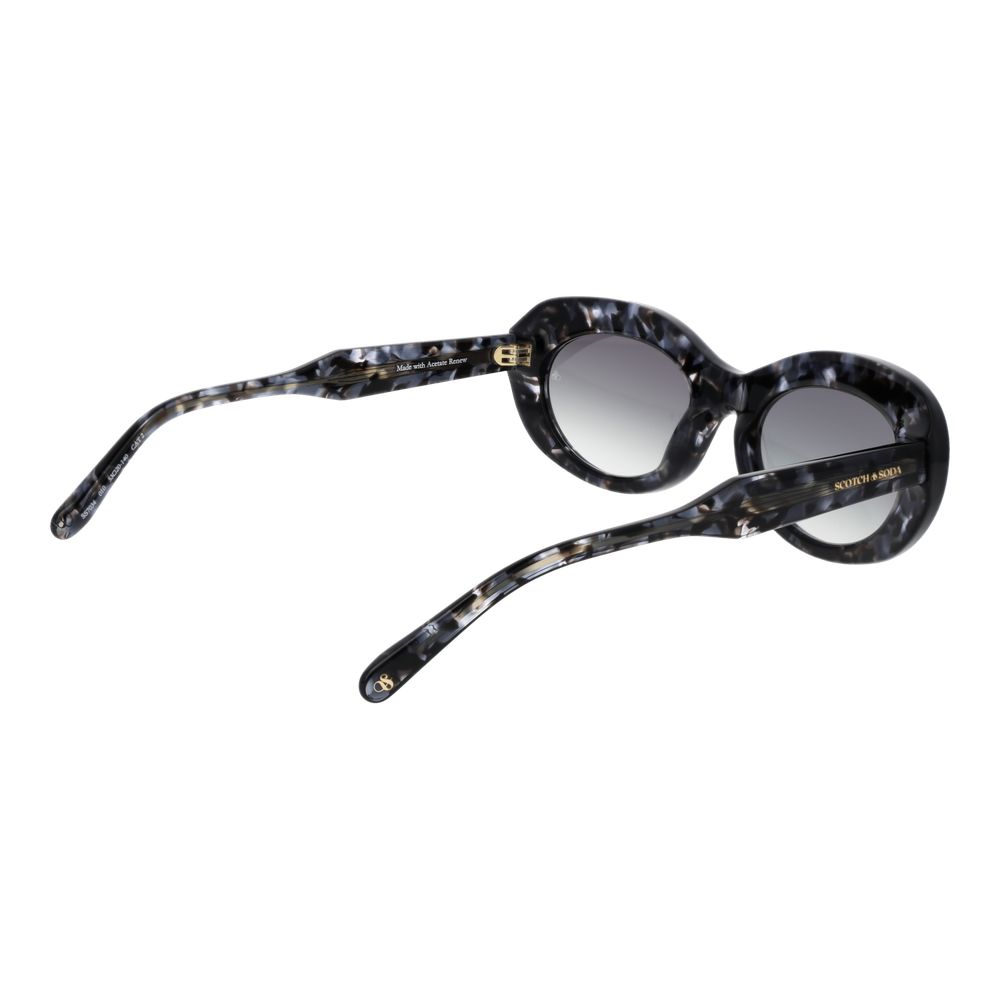 Scotch & Soda Black Acetate Sunglasses - Luxe Nova