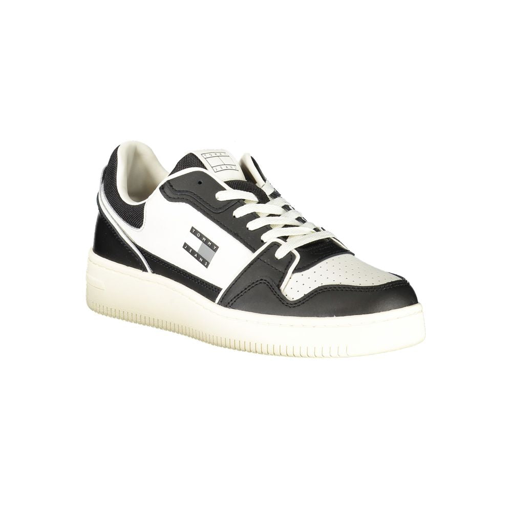 Tommy Hilfiger Black Polyurethane Men Sneaker - Luxe Nova