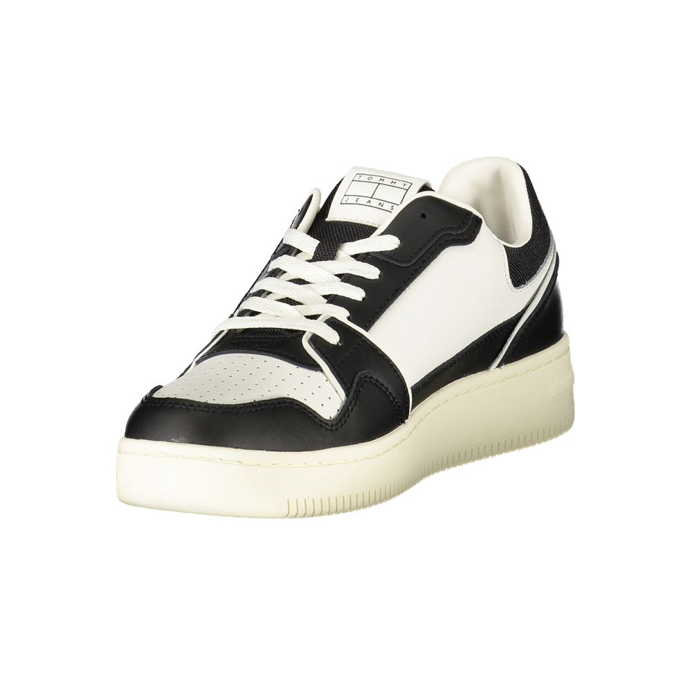 Tommy Hilfiger Black Polyurethane Men Sneaker - Luxe Nova