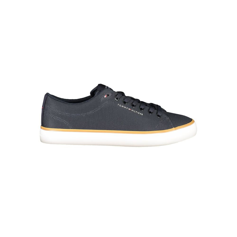 Tommy Hilfiger Blue Polyester Men Sneaker - Luxe Nova
