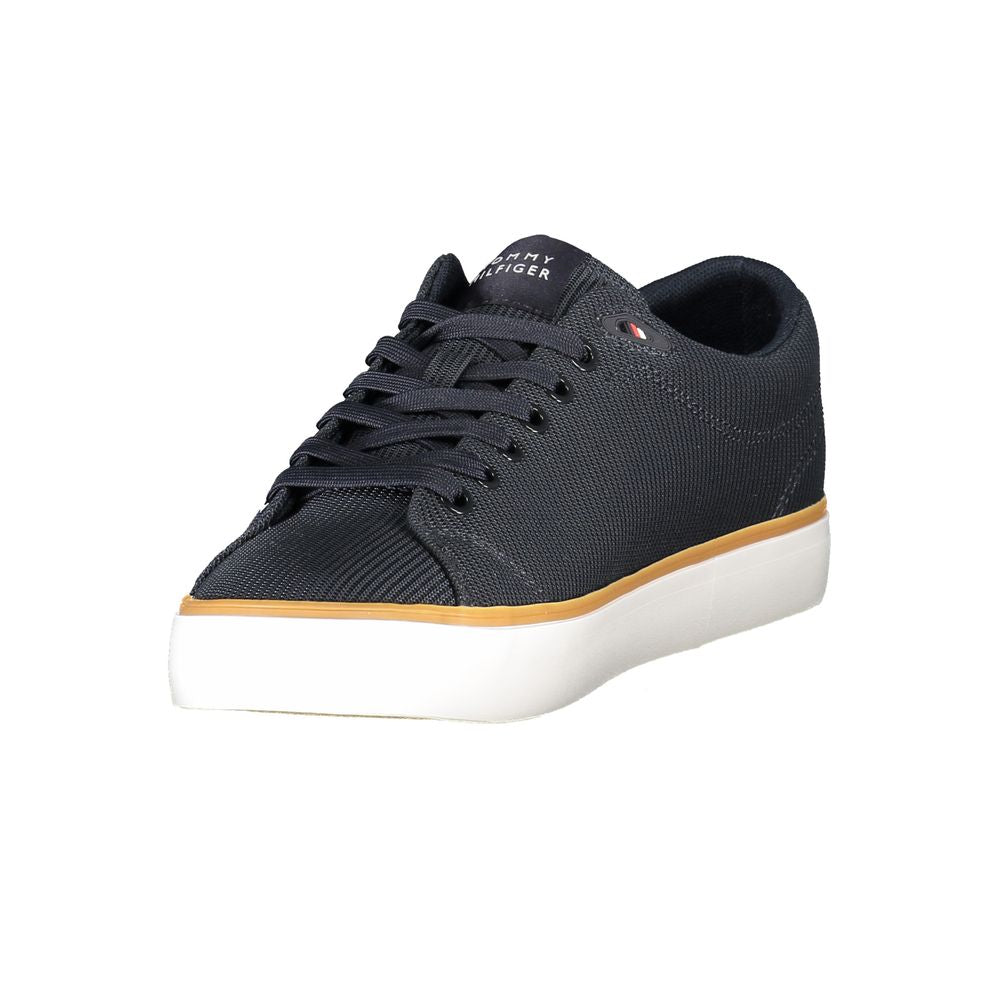 Tommy Hilfiger Blue Polyester Men Sneaker - Luxe Nova