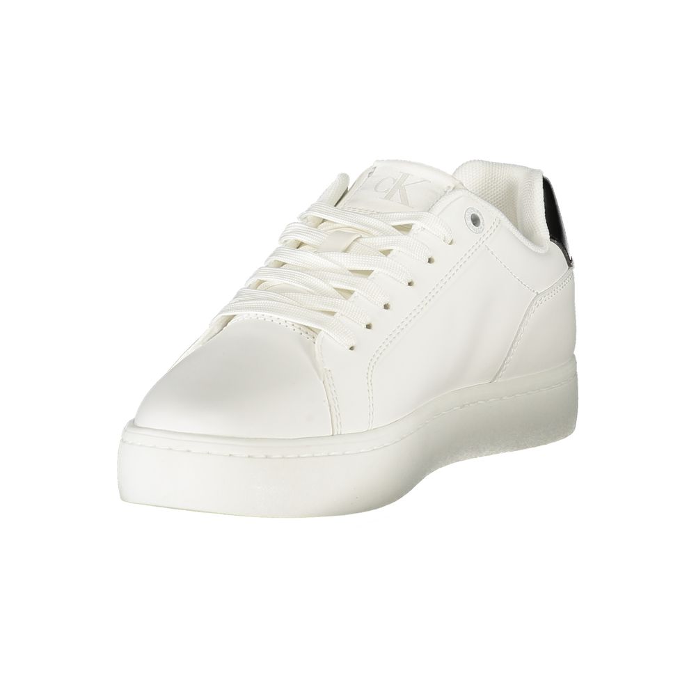 Calvin Klein Bianco Polyurethane Women Sneaker - Luxe Nova