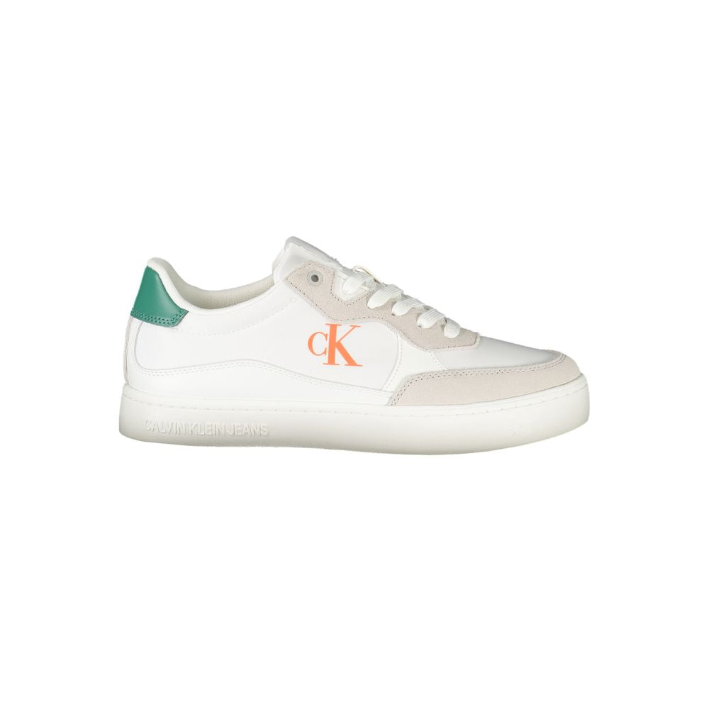 Calvin Klein Bianco Polyurethane Men Sneaker - Luxe Nova