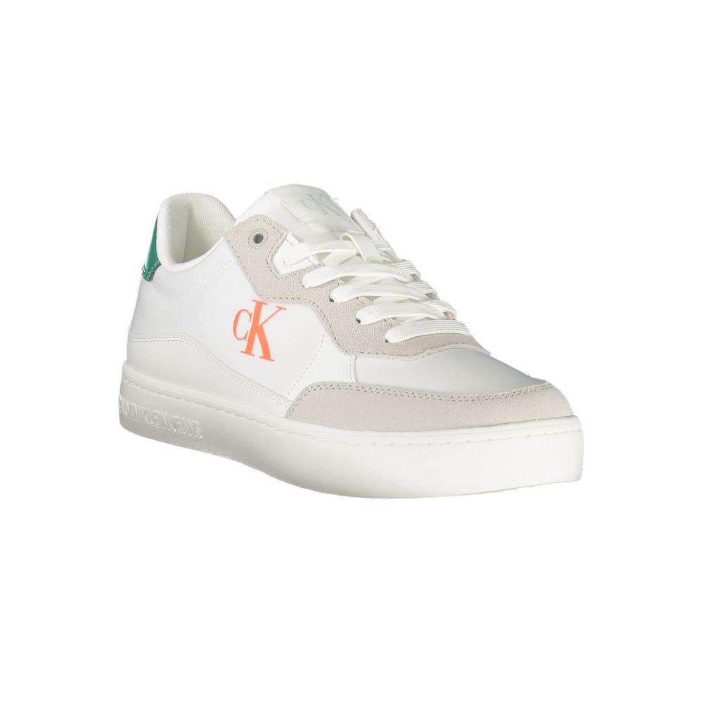 Calvin Klein Bianco Polyurethane Men Sneaker - Luxe Nova