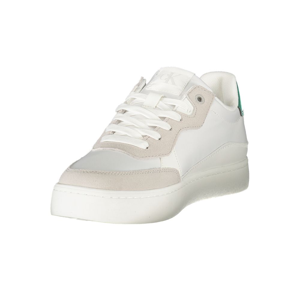 Calvin Klein Bianco Polyurethane Men Sneaker - Luxe Nova
