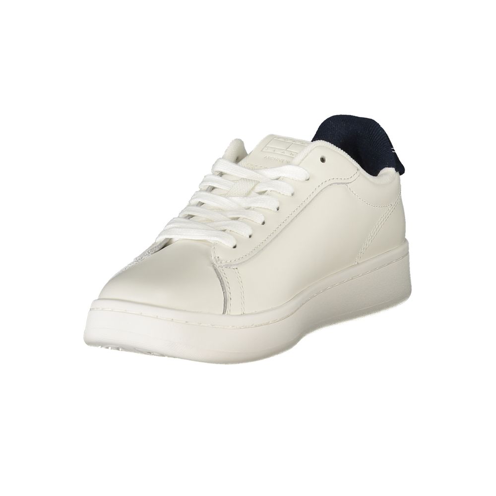 Tommy Hilfiger Bianco Polyurethane Women Sneaker - Luxe Nova