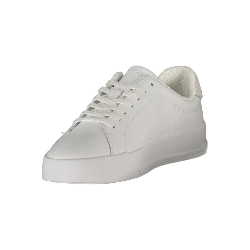 Tommy Hilfiger White Polyurethane Men Sneaker - Luxe Nova