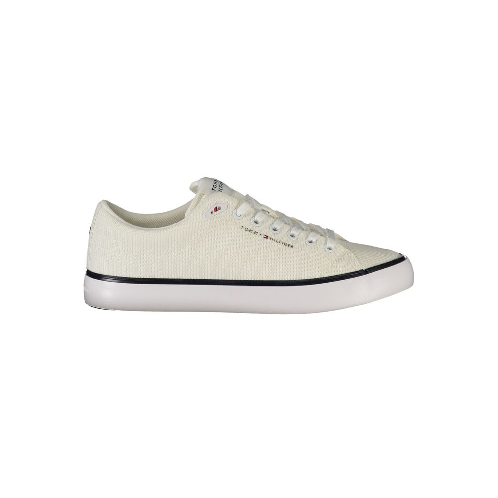 Tommy Hilfiger Bianco Polyester Men Sneaker - Luxe Nova