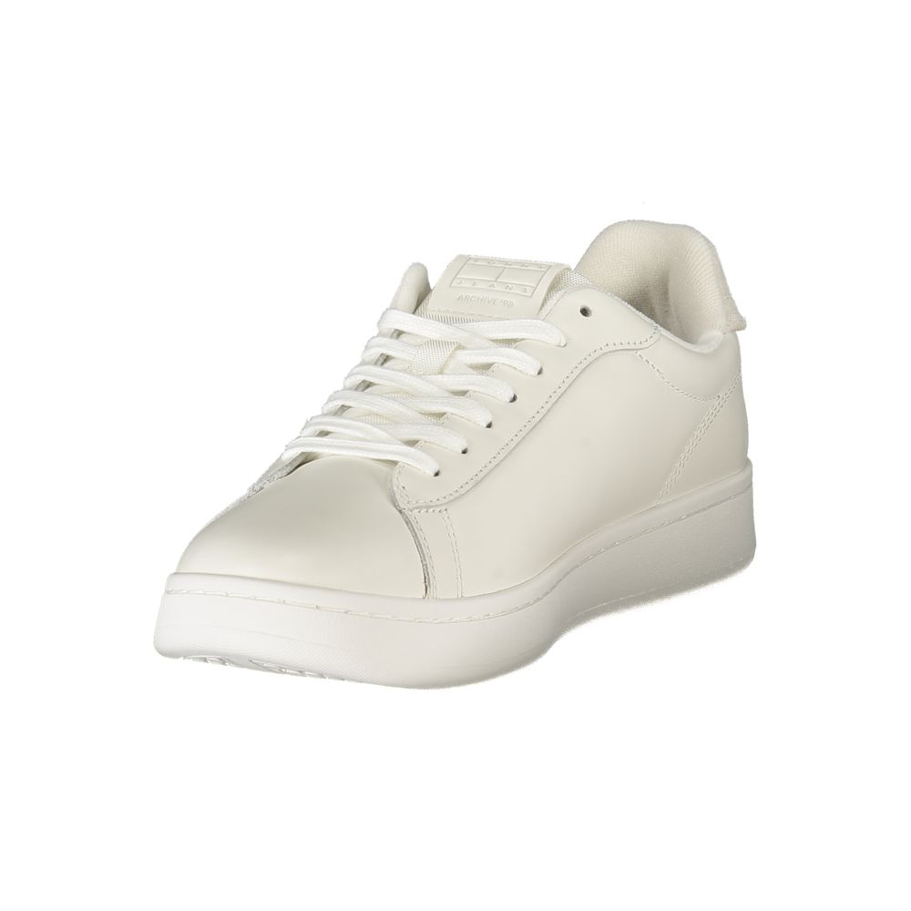 Tommy Hilfiger Bianco Polyurethane Men Sneaker - Luxe Nova