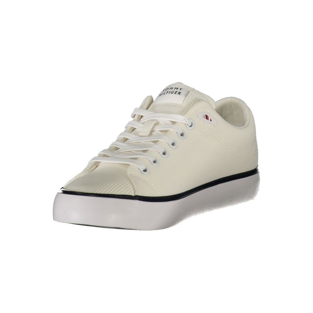 Tommy Hilfiger Bianco Polyester Men Sneaker - Luxe Nova