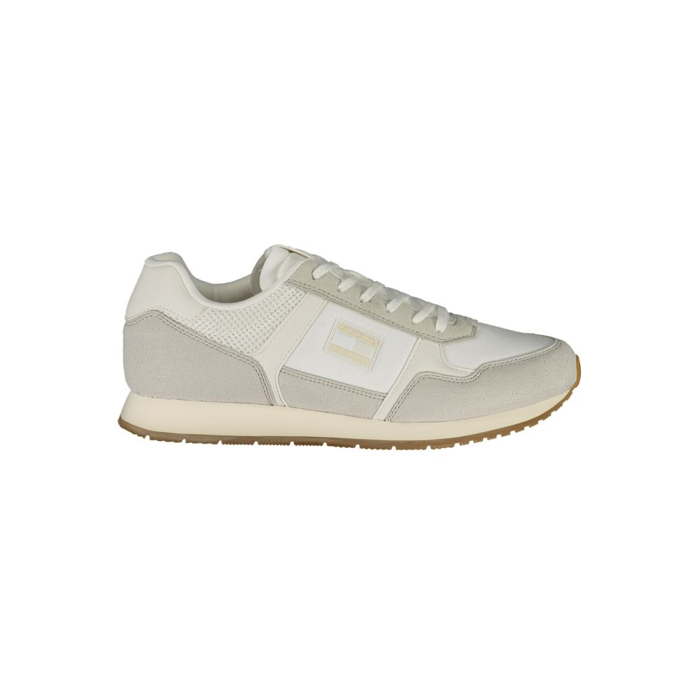 Tommy Hilfiger Bianco Polyurethane Men Sneaker - Luxe Nova